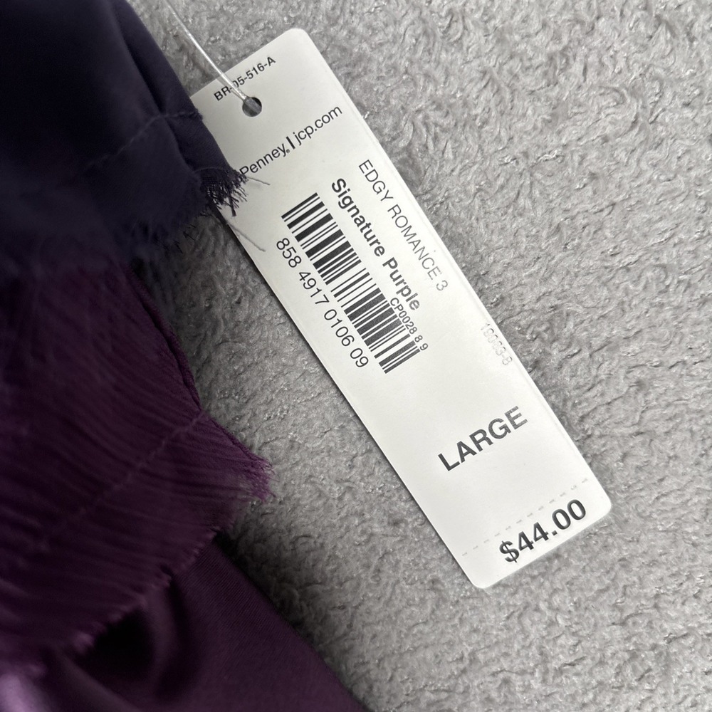 Spaghetti Strap Ruffled Tank Top - Purple - Picture 5 of 11